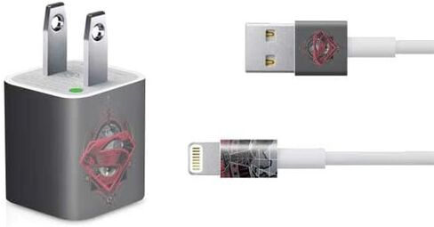 Skinit Decal Other Skin Compatible with iPhone Charger (5W USB) - Officially Licensed Superman 2025 Superman & Krypto Watch The Earth Design in Saudi Arabia