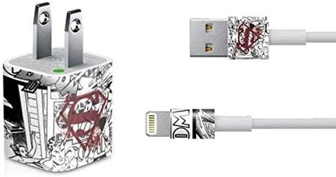 Skinit Decal Other Skin Compatible with iPhone Charger (5W USB) - Officially Licensed Superman 2025 Superman & Krypto Watch The Earth Design in Saudi Arabia