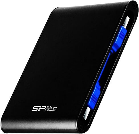 Silicon Power 1TB Rugged Portable External Hard Drive Armor A80, Waterproof USB 3.0 for PC, Mac, Xbox and PS4, Blue in Saudi Arabia
