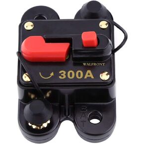 DC 12V-24V Circuit Breaker 80-300A Car Auto Boat Stereo Audio Reset Manual Reset Circuit Breaker(300A)