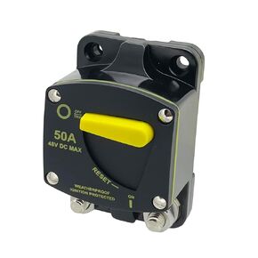Marine Circuit Breaker Switch with Manual Reset 50-300A DC 12-48V for RVs Boat Truck Trolling Battery Solar System (150A)