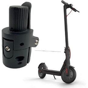 Generic Brands GLDYTIMES Folding Pole Base, Lock Screw Hook Metal Connector Replacement Spare Parts Compatible for Xiaomi Mijia M365 Electric Scooter（Black）