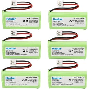 Kastar Replacement 6-Pack Replacement for Vtech 8300 / BATT-6010 / BT18433 / BT184342 / BT28433 / BT284342 / 80-1326-00-00 / 80-1330-01-00 / 89-1335-00-00 / 89-1339-01 / 89-1344-01 / AT3201 / TL92378