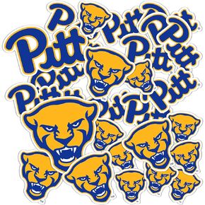 University of Pittsburgh Sticker Panthers Pitt Stickers Vinyl Decals Laptop Water Bottle Car Scrapbook T1 (Type 1-1)