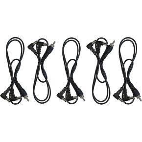 (5) Pack of 2 Way Split Effects Pedal DC Power Cables for CIOKS Power Supplies
