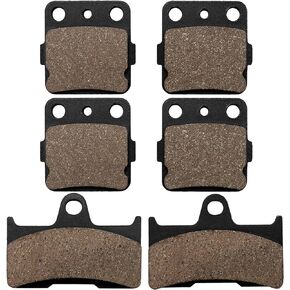 Front and Rear Brake Pads for Yamaha Grizzly 660 YFM660 YFM660F YFM660FA 2002 2003 2004 2005 2006 2007 2008