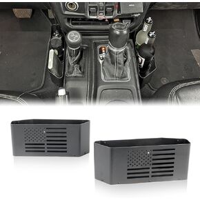 MAIKER OFF ROAD Center Console Gear Shift Storage Box Organizer Tray Compatible with Jeep Wrangler JL/JLU 2018-2022 2023 & Gladiator JT Truck Interior Accessories Heavy Duty for Lifetime Use