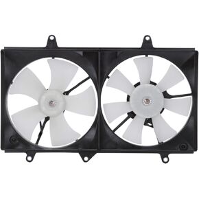 TYC 620010 Toyota Corolla Replacement Radiator/Condenser Cooling Fan Assembly
