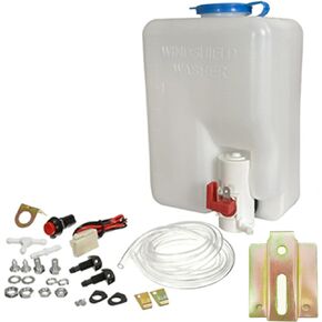 Universal windshield washer kit 1.8L Bottle Kit with Nozzle160186 and Pump Jet Button Switch，12V windshield washer pump，12v windshield wiper kit，universal windshield washer pump，windshield washer tank