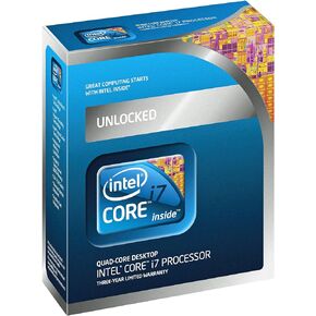 Intel Core i7-875K Processor 2.93 GHz 8 MB Cache Socket LGA1156