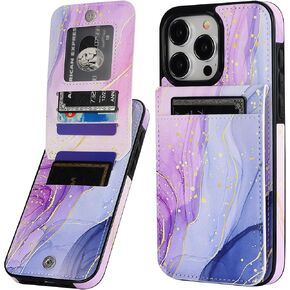 Vaburs for iPhone 15 Pro Max Wallet Case Card Holder, White Leopard in Saudi Arabia