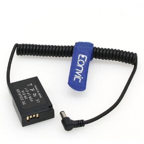 Eonvic DR-E18 Dummy Battery DC Coupler LP-E17 for Canon EOS RP 200D 800D 760D 750D 77D / Rebel SL3 T7i T6s T6i 8000D KISS X8 Camera