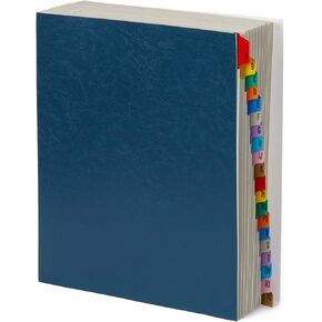 Blue Summit Expanding Desk File, Letter Size, 26 Dividers for A-Z Organization