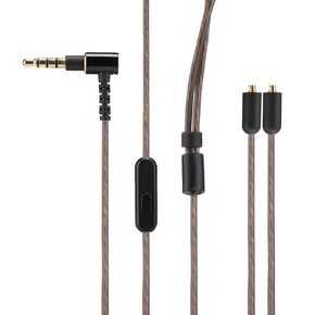 Headphone Audio Cable,3.5mm Professional Copper Wire Lossless Stereo Earphone Audio Jack Cable with Mic,for Sony XBA-Z5 XBA-H3 H2 XBA-A3 XBA-N3AP XBA-N1AP