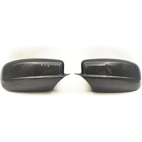 Side Mirror Caps, Door Mirror Covers Compatible with Dodge Charger 2011-2021 2022 (Carbon Fiber Pattern)