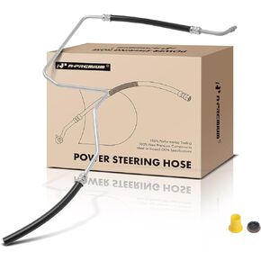 A-Premium Power Steering Hose Return Hose Line Assembly Compatible with Chevrolet Trailblazer, Trailblazer EXT, SSR & GMC Envoy, Envoy XL, Envoy XUV & Isuzu Ascender & Saab 9-7x, Gear To Cooler