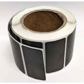 Black Permanent Rectangular Color Coding Write On Sticker Labels 1.5" x 0.75" 500 Labels per roll 40mmx19mm