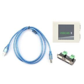 USB to CAN Debugger Compatible, USBCAN II Industrial Grade High Speed Dual Channel Debugger Support CAN Delay