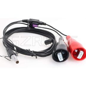 Trimble GPS RTK GNSS Receiver 5700 5800 R6 R7 R8 R10 46125-20 Replacement Power Cable Alligator Clips to 0B 7 Pin…