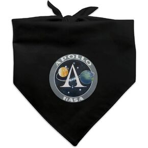 NASA Apollo Space Program Patch Dog Pet Bandana