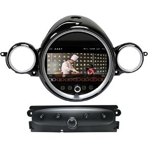 ستيريو راديو Android 13 لسيارة Mini Coupe Countryman Clubman وHatch، Qualcomm 668SOS، دعم CarPlay اللاسلكي، 4G، التحكم في المقبض (9 بوصات فتحات متوازية للقرص المضغوط الأسود)
