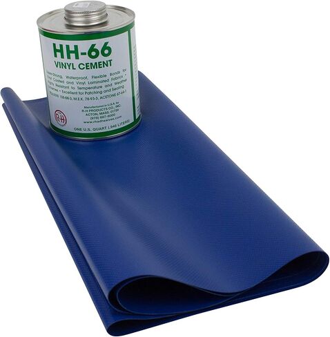 منتجات Mytee طقم إصلاح فينيل قماش القنب الأسود 18oz HH66 HH-66 PVC أسمنت مع فرشاة 32 أونصة صنع في الولايات المتحدة الأمريكية in Saudi Arabia