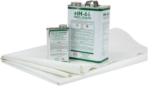 منتجات Mytee طقم إصلاح فينيل قماش القنب الأسود 18oz HH66 HH-66 PVC أسمنت مع فرشاة 32 أونصة صنع في الولايات المتحدة الأمريكية in Saudi Arabia