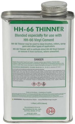 منتجات Mytee طقم إصلاح فينيل قماش القنب الأسود 18oz HH66 HH-66 PVC أسمنت مع فرشاة 32 أونصة صنع في الولايات المتحدة الأمريكية in Saudi Arabia