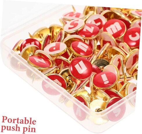 156pcs DIY Pushpins Letter Poster Home Points Fixing Clear Brad الفلين ملصقات الحائط حساسة دفع دبوس الإنجليزية القلب نشرة ديكور لإبرة صغيرة الزخرفية المحمولة شقة القياسية in Saudi Arabia