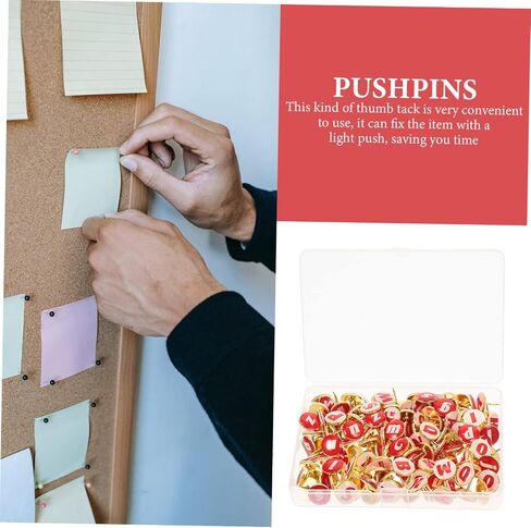 156pcs DIY Pushpins Letter Poster Home Points Fixing Clear Brad الفلين ملصقات الحائط حساسة دفع دبوس الإنجليزية القلب نشرة ديكور لإبرة صغيرة الزخرفية المحمولة شقة القياسية in Saudi Arabia
