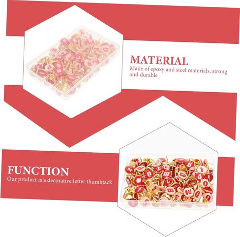 156pcs DIY Pushpins Letter Poster Home Points Fixing Clear Brad الفلين ملصقات الحائط حساسة دفع دبوس الإنجليزية القلب نشرة ديكور لإبرة صغيرة الزخرفية المحمولة شقة القياسية in Saudi Arabia