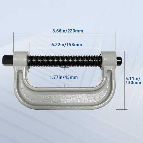 طقم ضغط مفصل كروي رئيسي مكون من 23 قطعة، أداة إزالة وصلات كروية شديدة التحمل على شكل حرف U، أدوات إزالة وتثبيت، مصممة لمعظم المركبات ذات الدفع الثنائي والرباعي الدفع in Kuwait