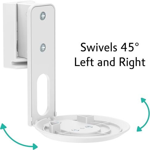 ynVISION.DESIGN Adjustable Wall Mount Compatible with Sonos ERA 100 Speaker - White in Saudi Arabia