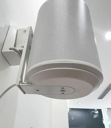ynVISION.DESIGN Adjustable Wall Mount Compatible with Sonos ERA 100 Speaker - White in Saudi Arabia