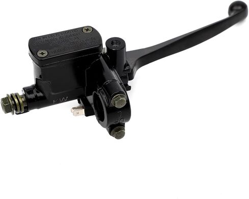 Motorcyle 7/8" 22mm Left Black Brake Master Cylinder for Chinese GY6 50cc 110cc 125cc 150cc Scooter ATV Quad Moped Pit Dirt Bike Parts 8mm Mirror Thread in Saudi Arabia