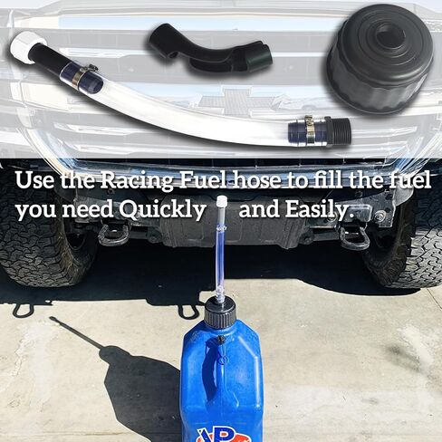 Racing Fuel Filler Hose Gallon with Jug Cap Compatible with VP Fuel Jug, 5 Gallon Gas Can,LC2 Gas Can, Racing, ATV, Dirt Bike and 3/5.5 Gallon Jugs in Saudi Arabia