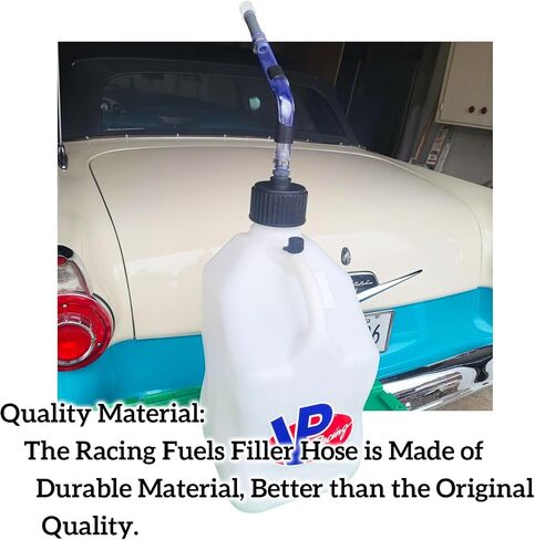 Racing Fuel Filler Hose Gallon with Jug Cap Compatible with VP Fuel Jug, 5 Gallon Gas Can,LC2 Gas Can, Racing, ATV, Dirt Bike and 3/5.5 Gallon Jugs in Saudi Arabia