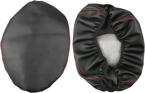 sportuli Center Console Cover Anti-Scratch Leather Armrest Pad Replace for 2019-2022 2023 Dodge RAM 1500 2500 3500, for All Makes & Models with Bucket Seats (Black Stitches) in Saudi Arabia