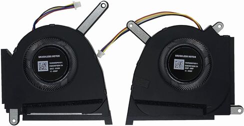 مروحة تبريد جديدة بديلة لوحدة المعالجة المركزية + وحدة معالجة الرسومات لـ ASUS TUF Dash (2022) F15 FX517 FX517ZC FX517ZR RTX 3050 3050Ti Series FP85 DFS5K22305283E 13NR0950P01011 FP86 DFS5K22115371E 13NR0950P02011 DC5V 0.5 أ in Saudi Arabia