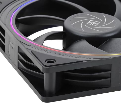Thermalright TL-S12 CPU Fan 120mm, 4pin PWM Connector Silent ARGB Computer Case Cooler Fan with S-FDB Bearing, up to 1500RPM Cooling Fans Black in Saudi Arabia