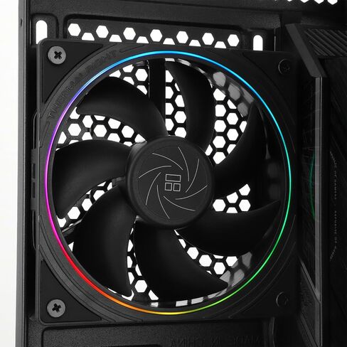 Thermalright TL-S12 CPU Fan 120mm, 4pin PWM Connector Silent ARGB Computer Case Cooler Fan with S-FDB Bearing, up to 1500RPM Cooling Fans Black in Saudi Arabia