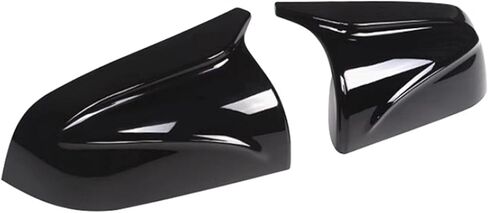 Mirror Cap Covers Ox Horn Style Compatible with Tesla Model 3 2017-2023,Add-on Type Side Mirror Cover Cow Horn Look (Carbon Fiber Pattern) in Kuwait