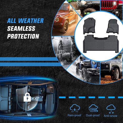 سجادات أرضية Nilight TPE لعام 2019 2020 2021 2022 2023 Dodge Ram 1500 Classic Crew Cab، 2012 2013 2014 2015 2016 2017 2018 Ram 1500 2500 3500، بطانات أرضية شديدة التحمل تناسب جميع الأحوال الجوية in Saudi Arabia