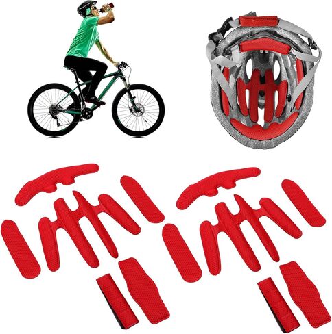 مجموعة وسادات إسفنجية لخوذة ركوب الدراجات من VBESTLIFE، مجموعتان من مجموعة حشو الخوذات مع بطانة خوذة الدراجة بخطاف وحلقة لركوب الدراجة الكهربائية in Kuwait