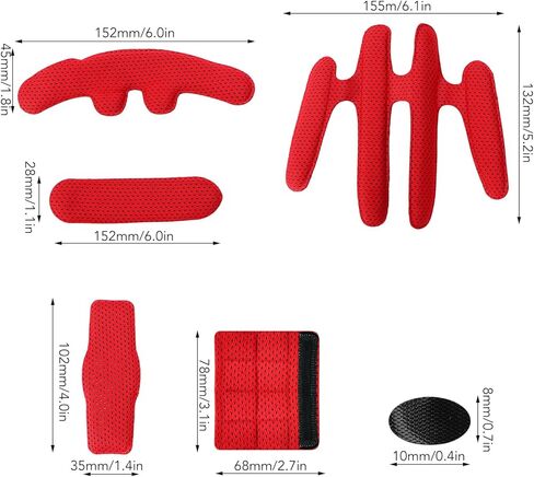 مجموعة وسادات إسفنجية لخوذة ركوب الدراجات من VBESTLIFE، مجموعتان من مجموعة حشو الخوذات مع بطانة خوذة الدراجة بخطاف وحلقة لركوب الدراجة الكهربائية in Kuwait