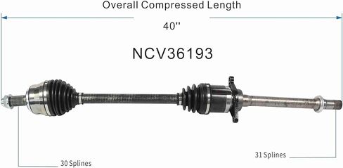 مجموعة عمود المحور GSP NCV36193 CV - الأمامي الأيمن (جانب الراكب) in Saudi Arabia