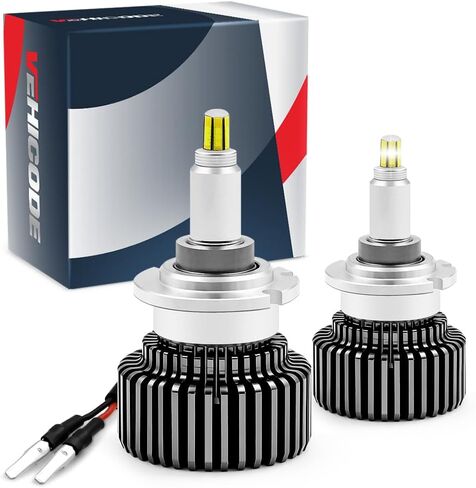 VEHICODE D1S D2S D3S D4S 360 D2H LED لمبة 6000K-6500K جهاز عرض أبيض ضوء الضباب 35W DS1 DS2 D2R DS3 DS4 D4R استبدال زينون HID (عبوتان) in Kuwait