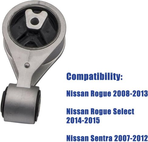 حامل محرك المحرك وحامل ناقل الحركة 4 قطع يعمل مع Nissan Rogue 2.5L 08-13، مجموعة حامل محرك Trans Engine 4 متوافق مع Nissan 4WD 08-13 A7370 4351 4352 7370 MK107 M936 in Saudi Arabia