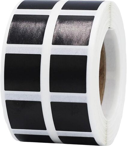 Black 1/2" Inch Square Adhesive Labels 1,000 Color Coding Dot Stickers for Efficient Inventory Management, Crafting Projects, and Organizational Tasks in Offices, Schools, and Homes in Kuwait