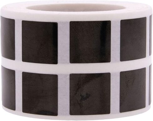 Black 1/2" Inch Square Adhesive Labels 1,000 Color Coding Dot Stickers for Efficient Inventory Management, Crafting Projects, and Organizational Tasks in Offices, Schools, and Homes in Kuwait